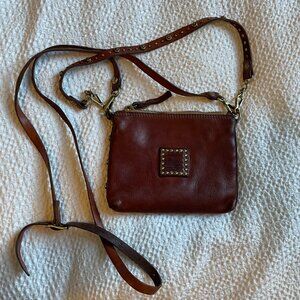 Campomaggi brown leather cross body and shoulder strap bag